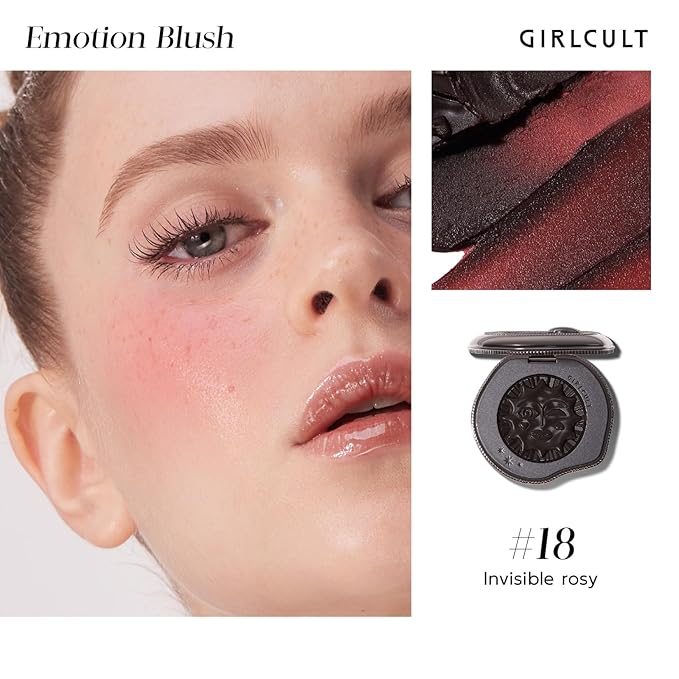 GIRLCULT 5-in-1 Makeup Gift Set – Playful All-in-One Makeup Kit with Eyeshadow Quad, Cream Blush, Matte Lip Stains & Hand Mirror, Pigmented & Blendable, Valentine’s Day & Holiday Beauty Gift