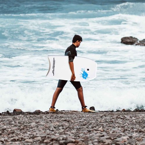 Rokia R Bodyboard for Beach Include Leash 42 Inch Body Board with Durable EPO Core Reticular Structure Board Great Surfing for Teens and Adult