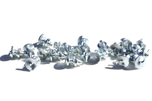 3000A - 4.4mm Prominence - GRIPSTUDS Wading Boot Studs - Pack of 28 - Tungsten Carbide Core Screw in Studs - Spikes for Traction in Wading Boots - Includes Installation Tool