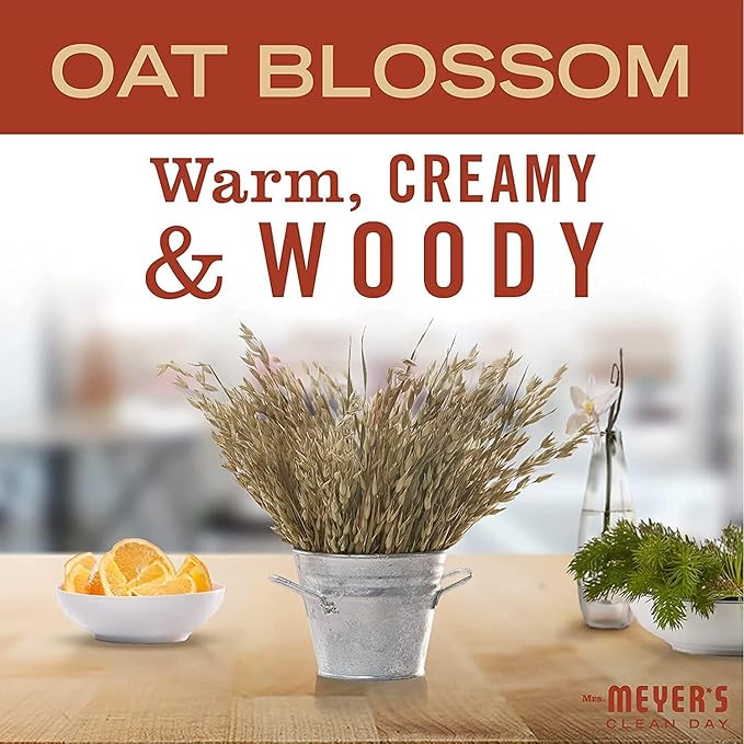 Mrs. MEYER'S Liquid Hand Soap Refill, Oat Blossom 33 Fl Oz. (Pack of 2)