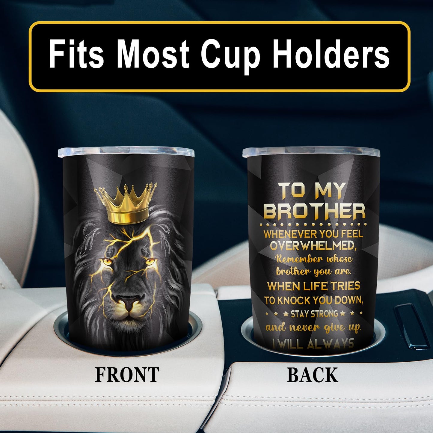 Gifts for Brother, Big Brother Gifts for Boy, Unique Brothers Gift from Sister, Birthday Gift for Brothers, Best Funny Bros Presents Tumblers Mug 20oz(1pc)