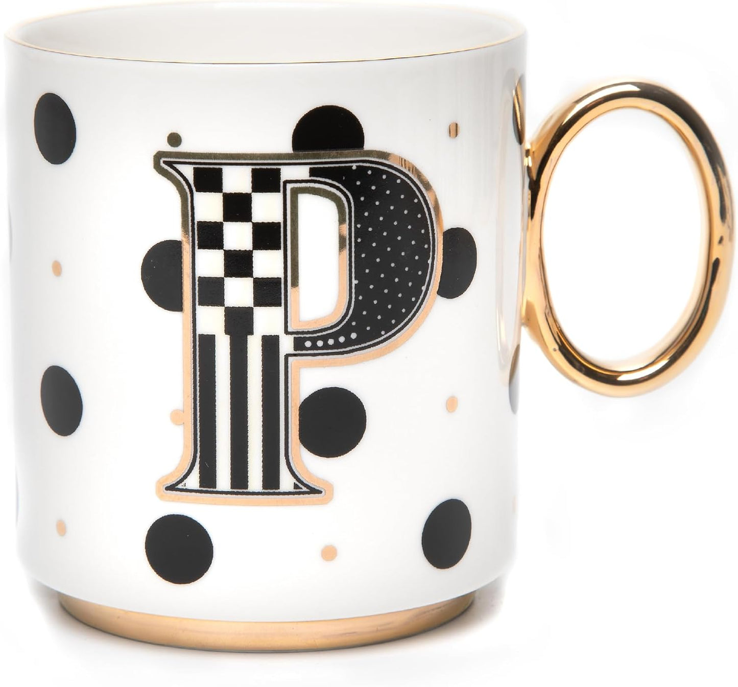 MACKENZIE-CHILDS My Mug, Decorative Ceramic Coffee Mug with Handle, P