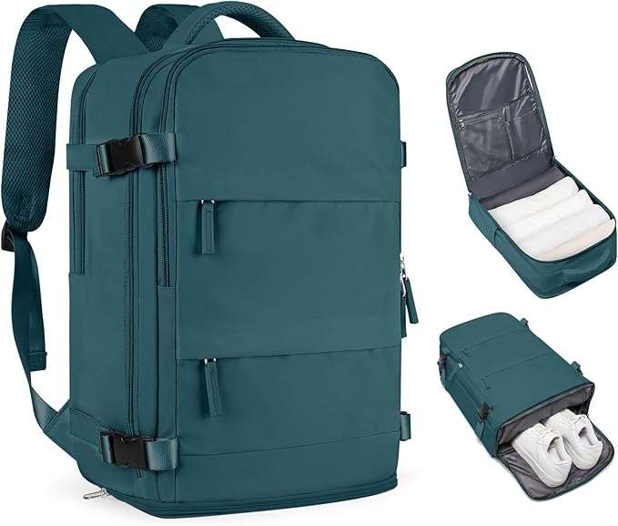 Travel Backpack For Women Men Airline Approved Carry On Backpack Flight Approved Waterproof Sports Luggage Backpack Casual...