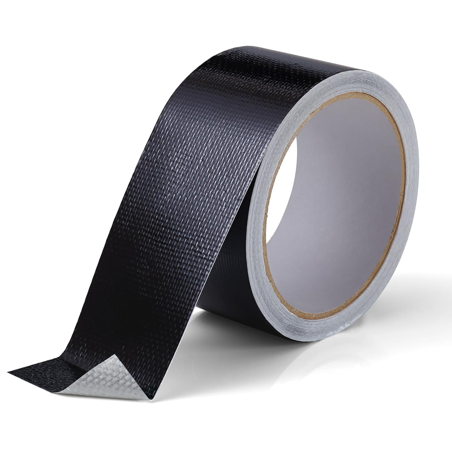 FIREWESS Aluminum Foil Tape,2in x 33FT Fiberglass Heat Shield Tape, Black Self-Adhesive Heat ReflectiveTape, Exhaust Heat Resistant Tape, for Hose and Auto Use