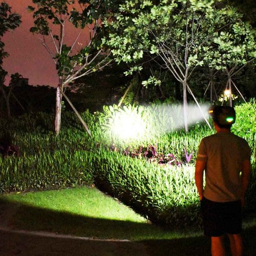 LBJD Hunting Headlamp Super Bright 9Core Rechargeable LED Headlamps with Battery Pack, Perfect for Hunting, Exploring, Camping, Fishing, Emergency