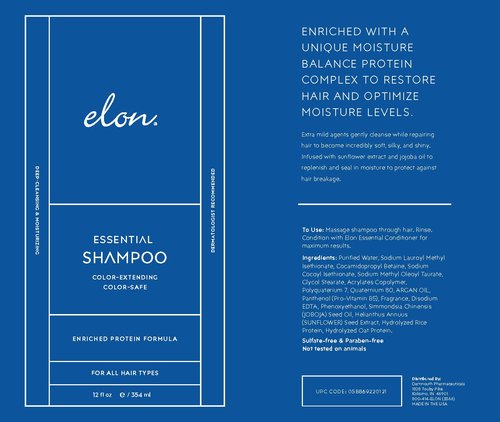 Elon Complete Kit for Thinning Hair – Elon Essential Shampoo and Conditioner Set + Matrix 5000 Hair Growth Supplement – NO Sulfates, Parabens or Phthalates