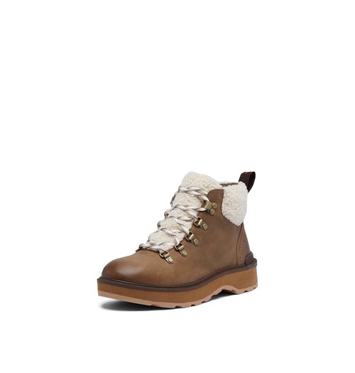 Sorel Women's Hi-Line Hiker Cozy Boots - Umber, Tawny Buff - Size 6.5