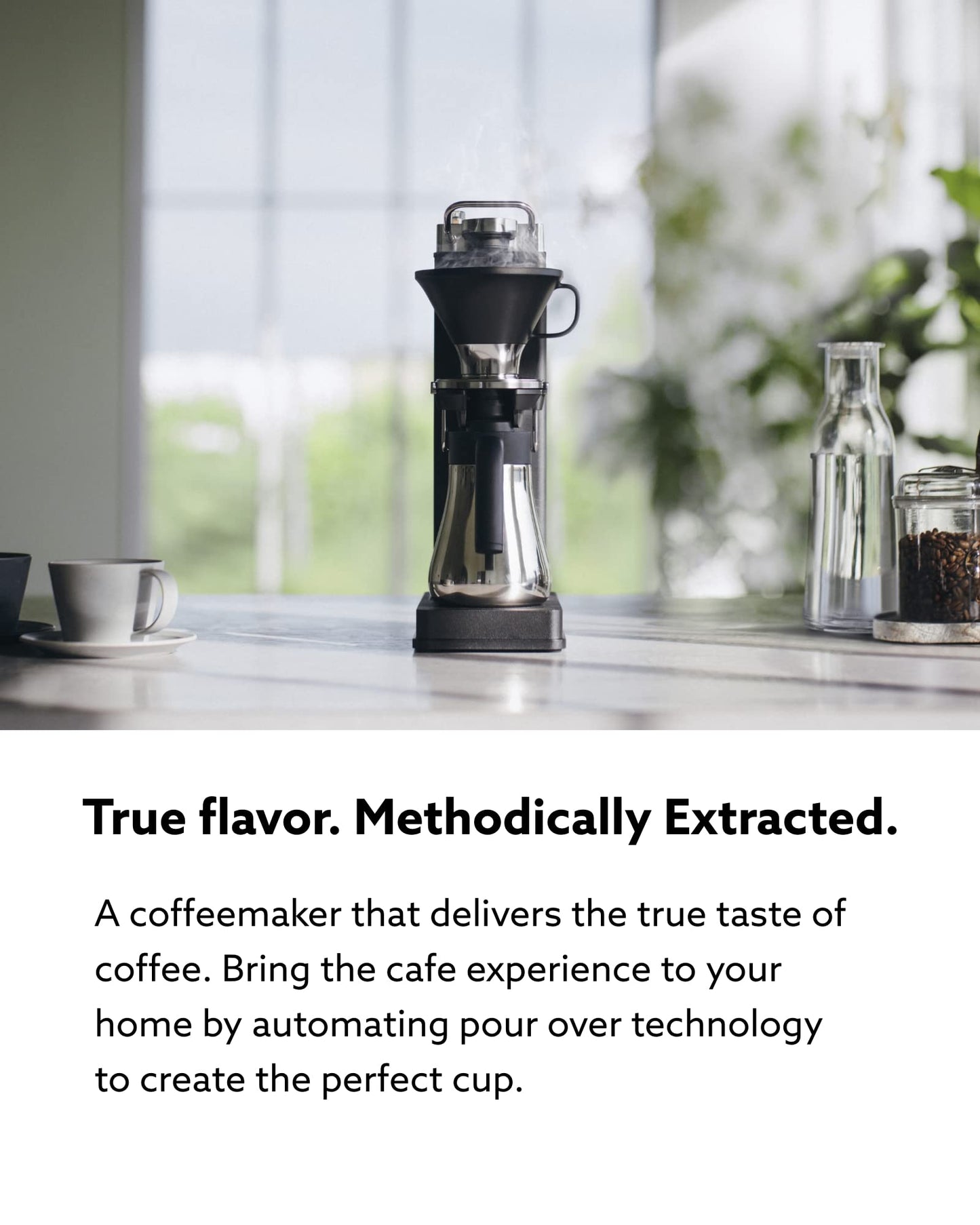 BALMUDA The Brew | Automatic Pour Over Coffee Maker | Clear Brewing Method | Precise Temperature Regulation | Three Brewing Modes: Regular, Strong, Iced | Compact Design | US Version