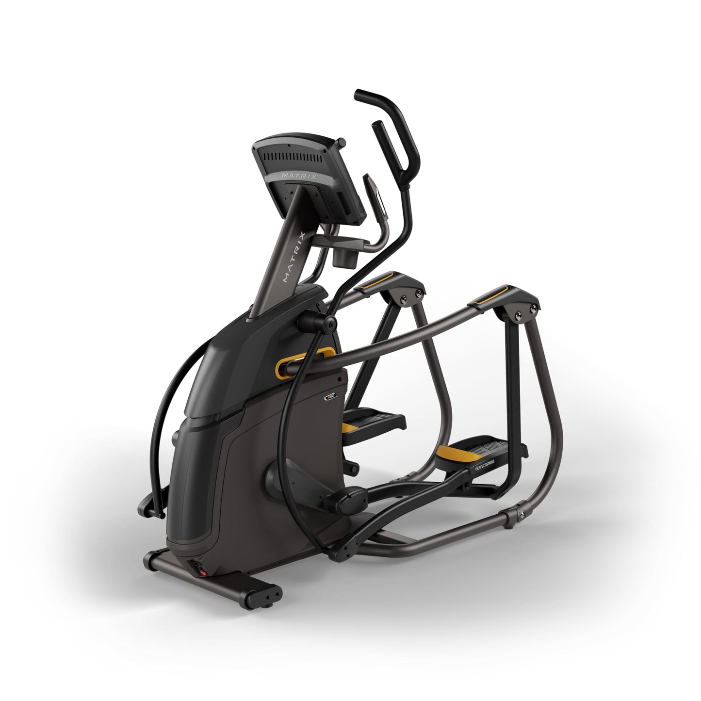 Matrix Fitness A50 Ascent Elliptical with XR | 8.5" LCD | Low Impact Workouts, Full Body Cardio, High Calorie Burn | Space Saving Compact Design, Suspension Elliptical with Adjustable Incline