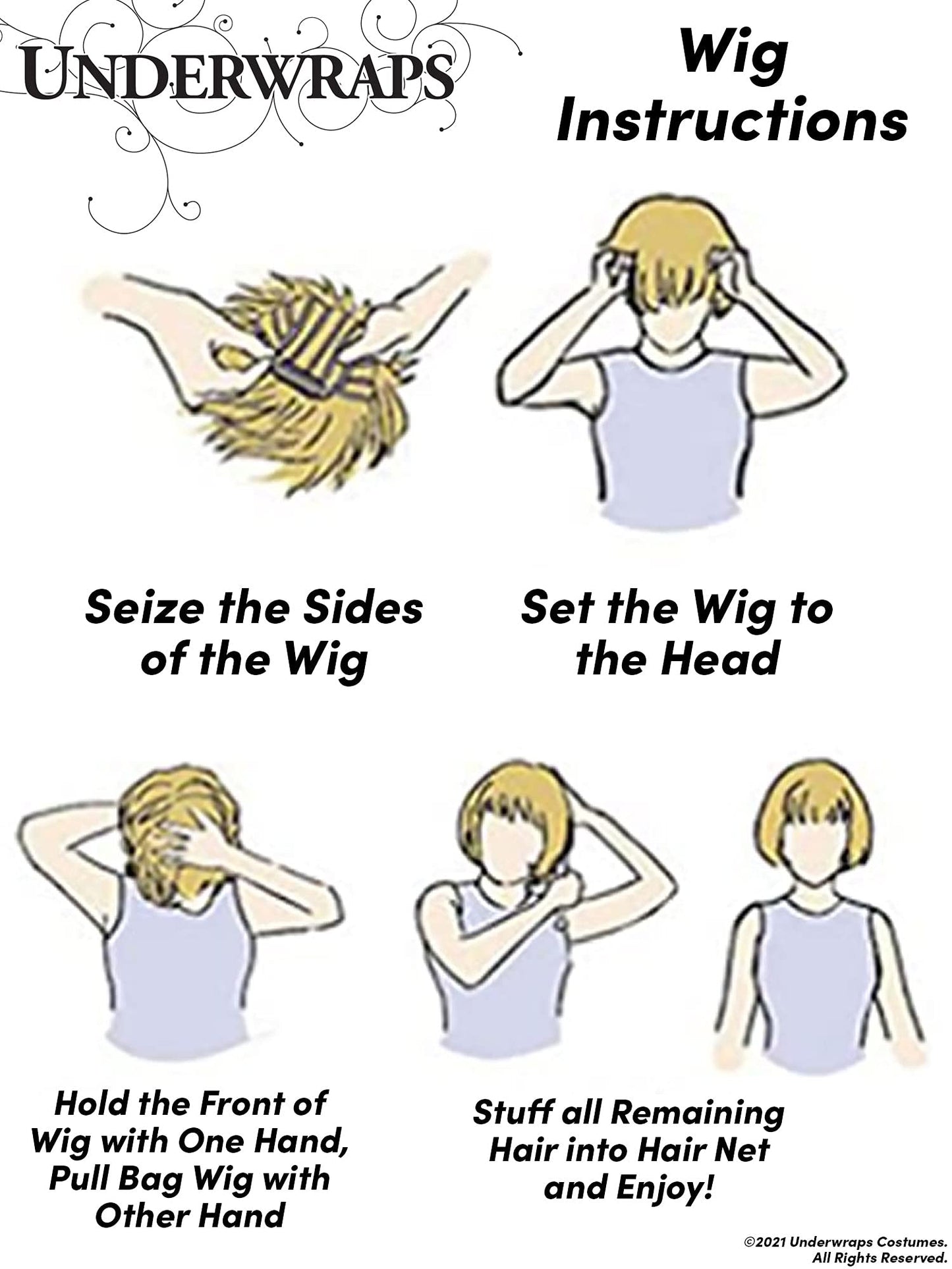 UNDERWRAPS Men's Officially Licensed Crunchyroll Anime White Spiky Wig