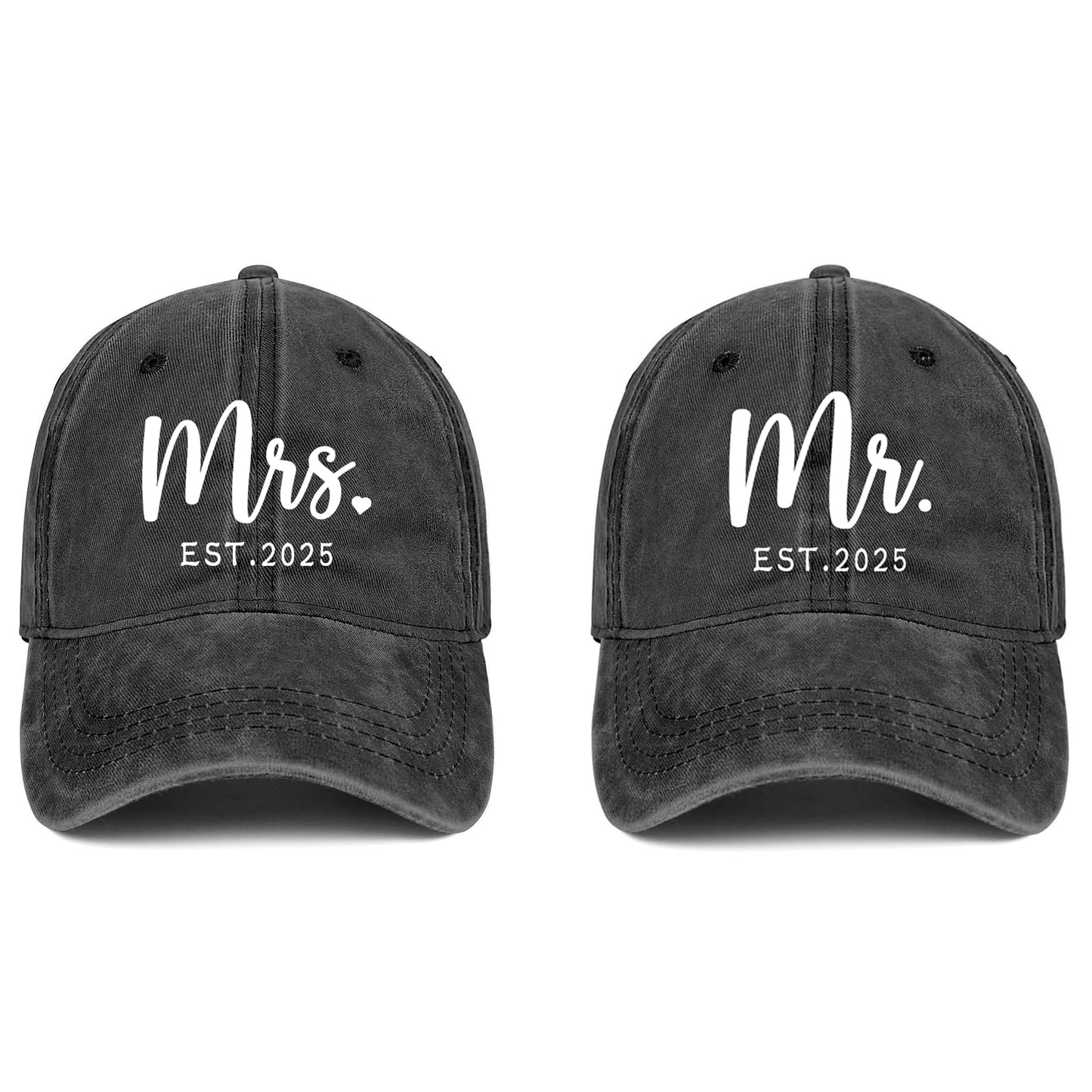 Bridal Shower Gifts for Bride to be Groom Couples Wedding Gifts Engagement Gifts Mr. Mrs Gifts Hat Couple Baseball Cap
