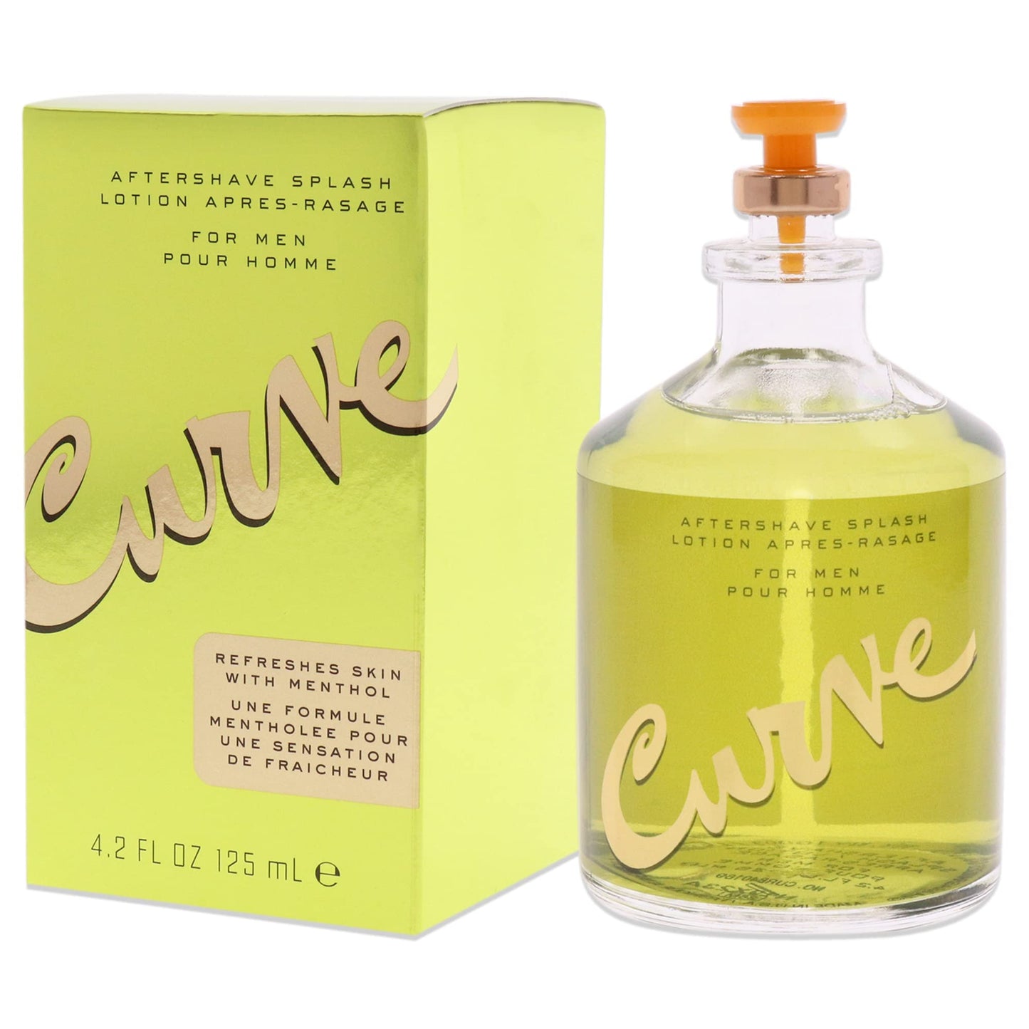 LIZ CLAIBORNE Curve By Liz Claiborne For Men. Aftershave 4.2 OZ
