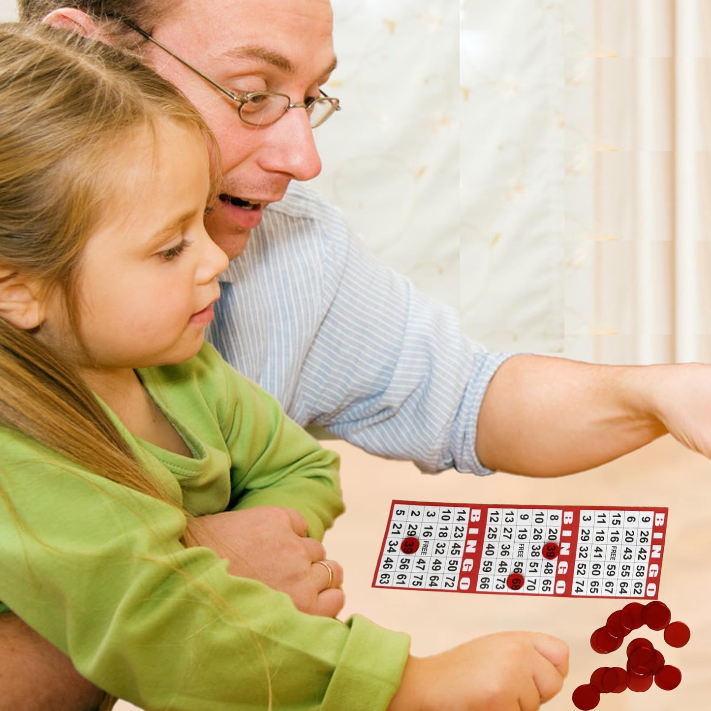 SEETOOOGAMES Bingo Paper Game Cards - 3 Card -100 Books of 5 Sheets