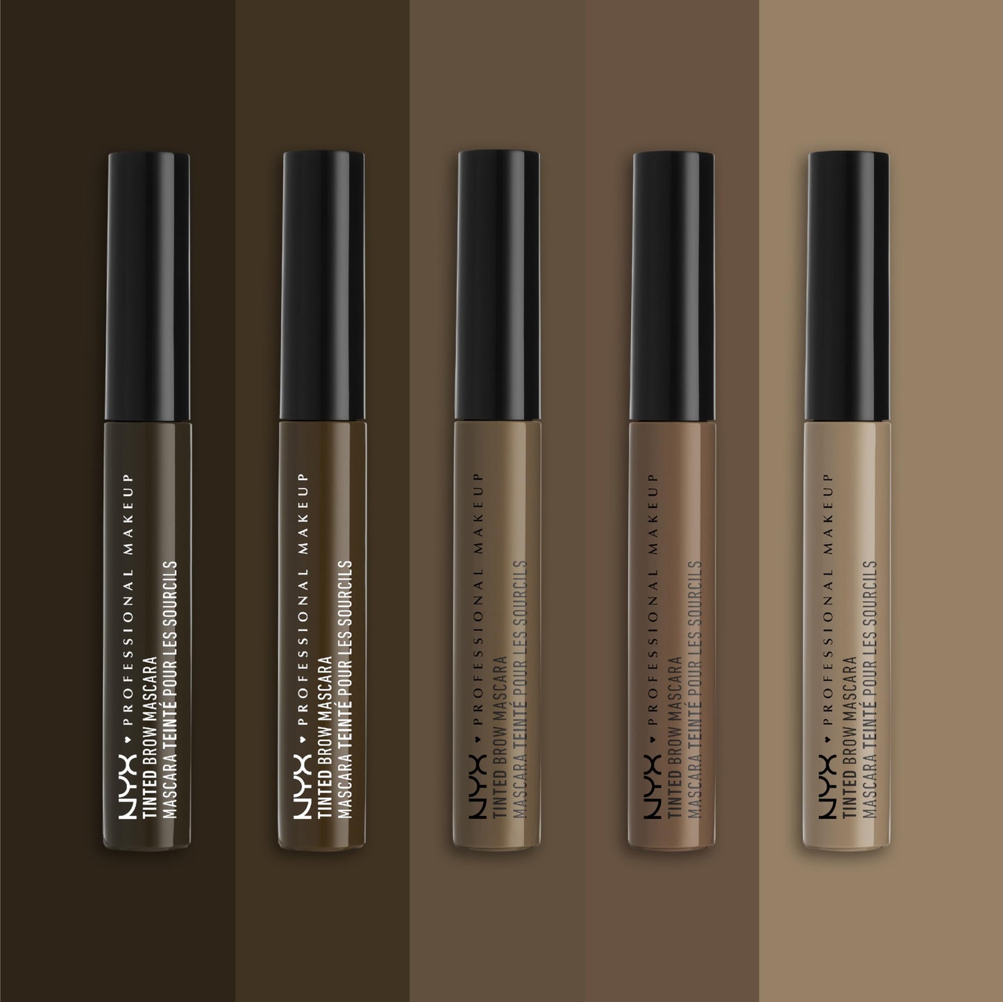 NYX PROFESSIONAL MAKEUP Tinted Eyebrow Mascara, Black