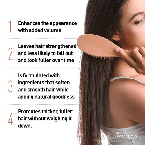 Organic Hair Growth Treatment | Nutritive Shampoo & Conditioner for Thicker Hair | For Men and Women | Just Nutritive | 16 Oz