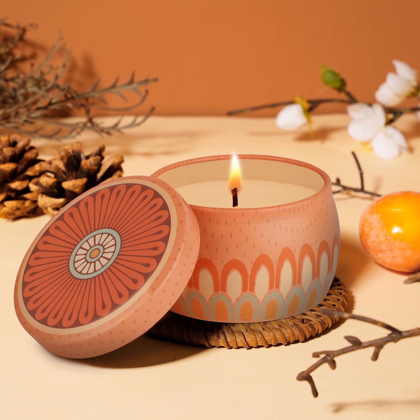 Fall Gifts Basket for Women,Unique Birthday Gifts for Mom Sister Friend Wife w/Fall Candle,Fall Home Decor,Self Care Get Well Spa Box,Thanksgiving,Halloween Christmas Gifts for Her,Fall Gifts Box Cozy