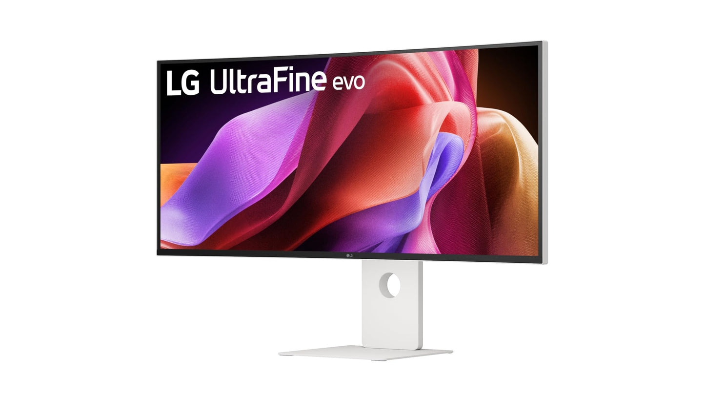 LG 40U990A-W 40-inch Ultrafine evo 5K2K WUHD (5120 x 2160) Nano IPS Curved Monitor, Thunderbolt 5, DisplayHDR 600, Built-in Speaker, 120Hz, HDMI 2.1, DP 2.1, USB C, Tilt/Height/Swivel Stand, White