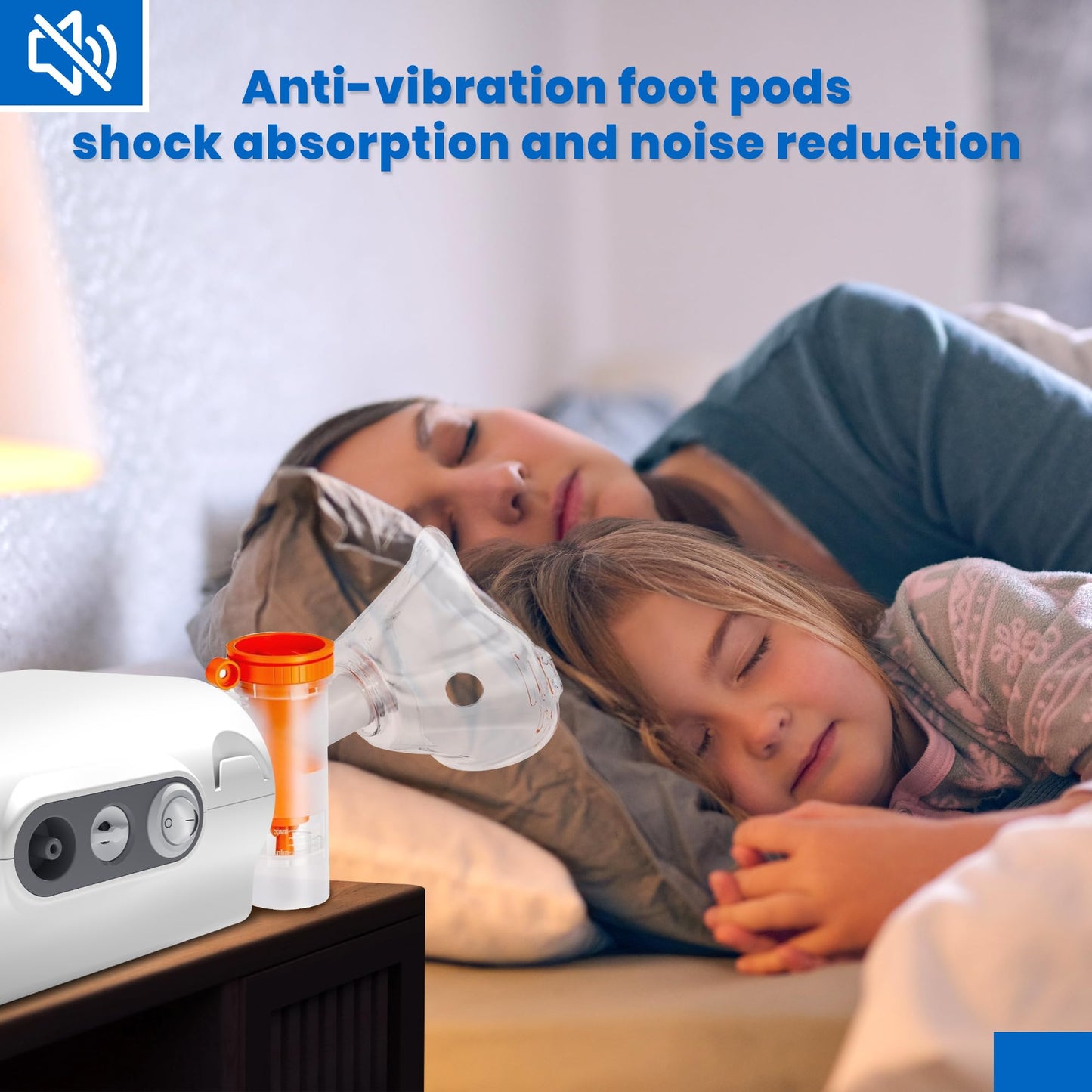 Nebulizer Machine for Adults and Kids, Compressor Nebulizer with Nebulizer Mask, Mouthpiece and Tubing for Home Use