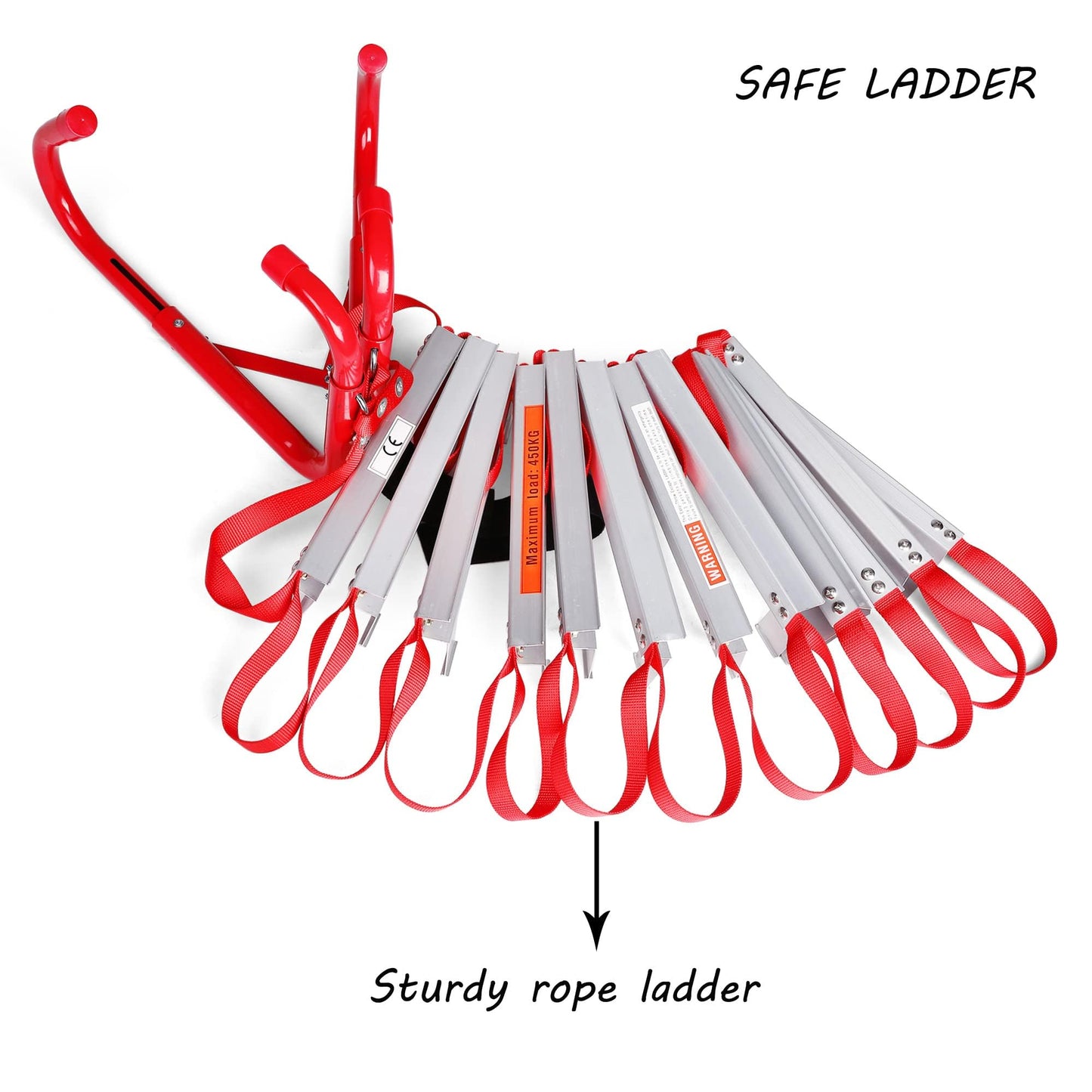 Emergency Fire Escape Ladder 2 Story,15 Ft