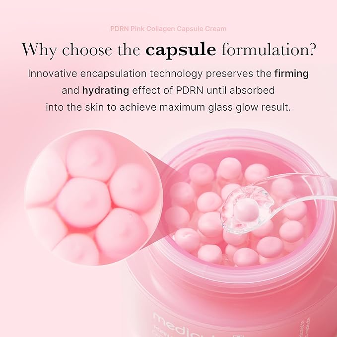 medicube Hydration & Glow Capsule Duo: Hyaluronic Acid and Salmon DNA PDRN Capsule Cream | Firming, Plumping, and Long-Lasting Moisture Care for Radiant, Supple Skin