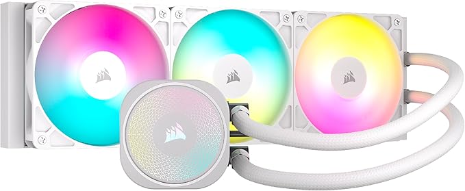 CORSAIR Nautilus 360 RS ARGB Liquid CPU Cooler – 360mm AIO – Low-Noise – Direct Motherboard Connection – Daisy-Chain – Int...
