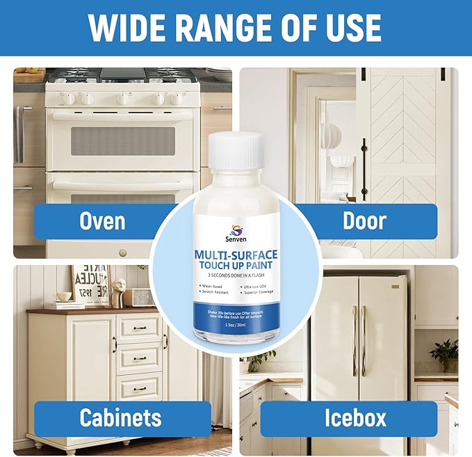 Appliance Paint Biscuit Appliance Touch Up Paint Biscuit Surface Touch Up Paint Pen Scratch Repair for Appliances Refrigerator Metal Surfaces Dishwasher Dryer Microwave Washers Biscuits