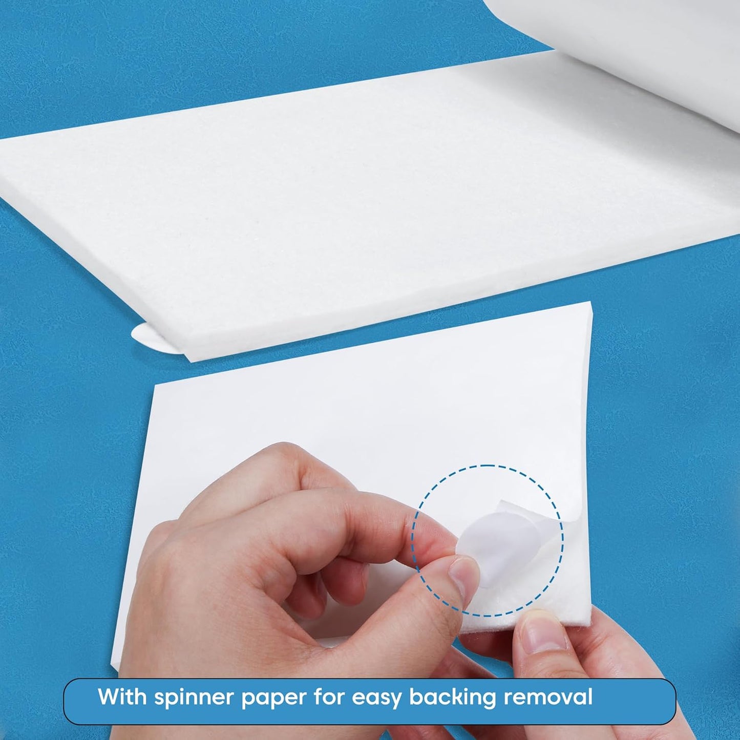 Pllieay Thickened Adhesive Felt Padding, 1/3" Thick 6" x 2.5yd Quality Rayon Blend Orthopedic Felt Roll, White Felt Adhesive Roll for Providing Cushioning and Support in Pain Foot