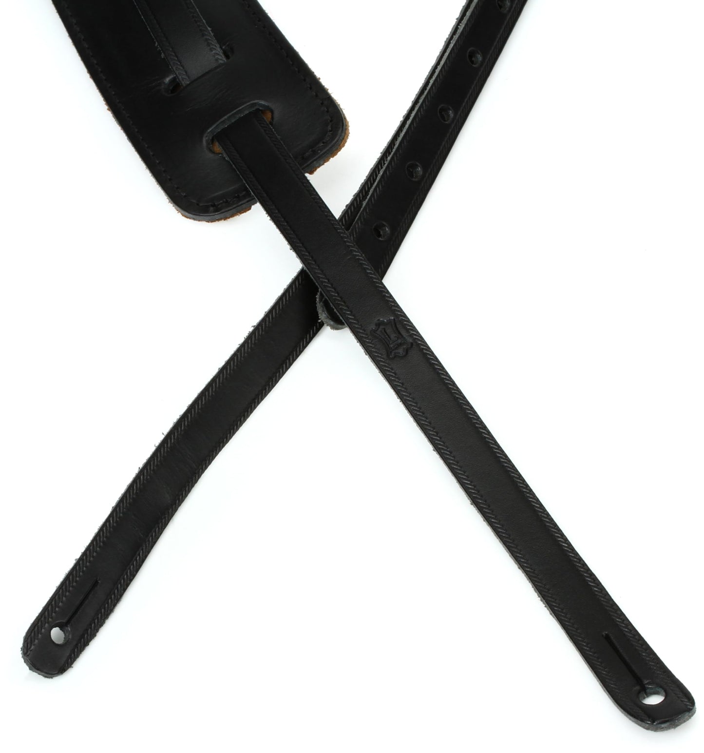 Levys Leathers 50S Style Rnr Leather Strap,Black