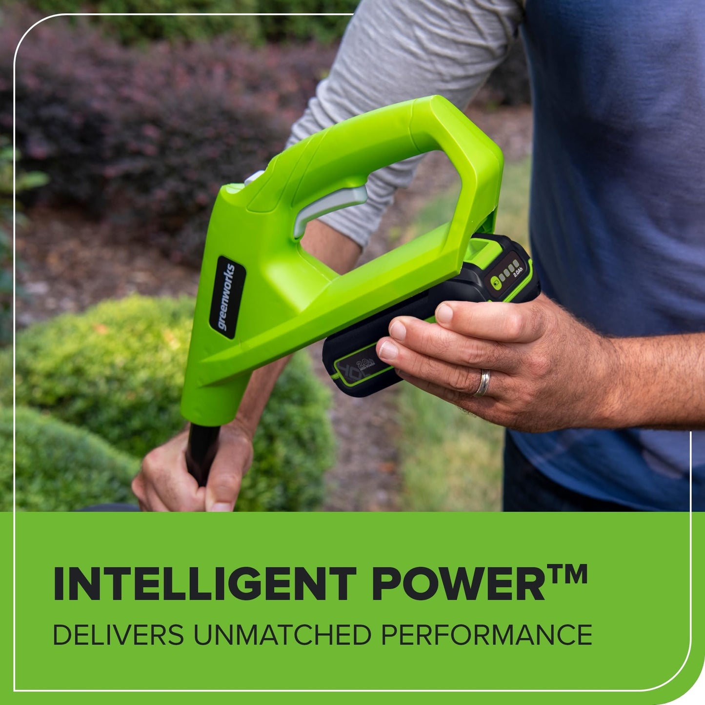 Greenworks 40V 2.0Ah Lithium-Ion High-Power Battery(Genuine Battery / 75+ Compatible Tools)