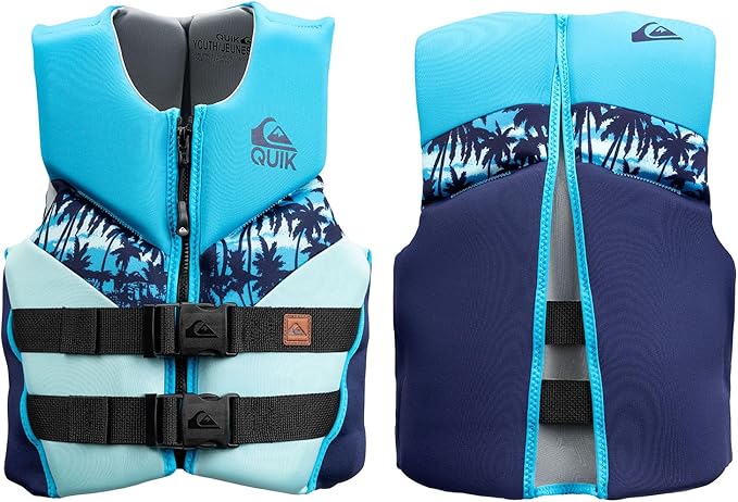ROXY Women's Life Vest and Quiksilver Youth Life Vest, USCG and Transport Canada Approved PFD, Evoprene CGA Life Jacket fo...