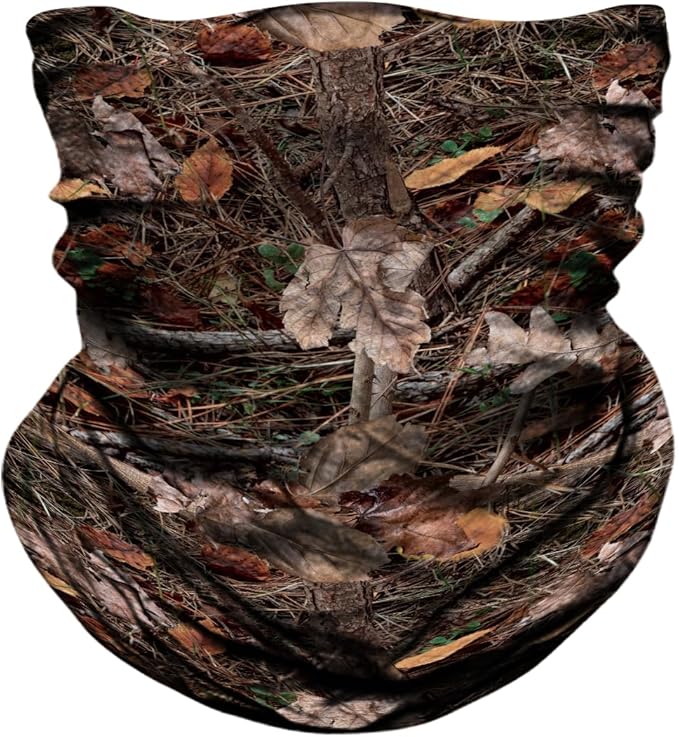 Camouflage Neck Gaiter Camo Balaclava Face Cover for Men Fishing Outdoor Sports