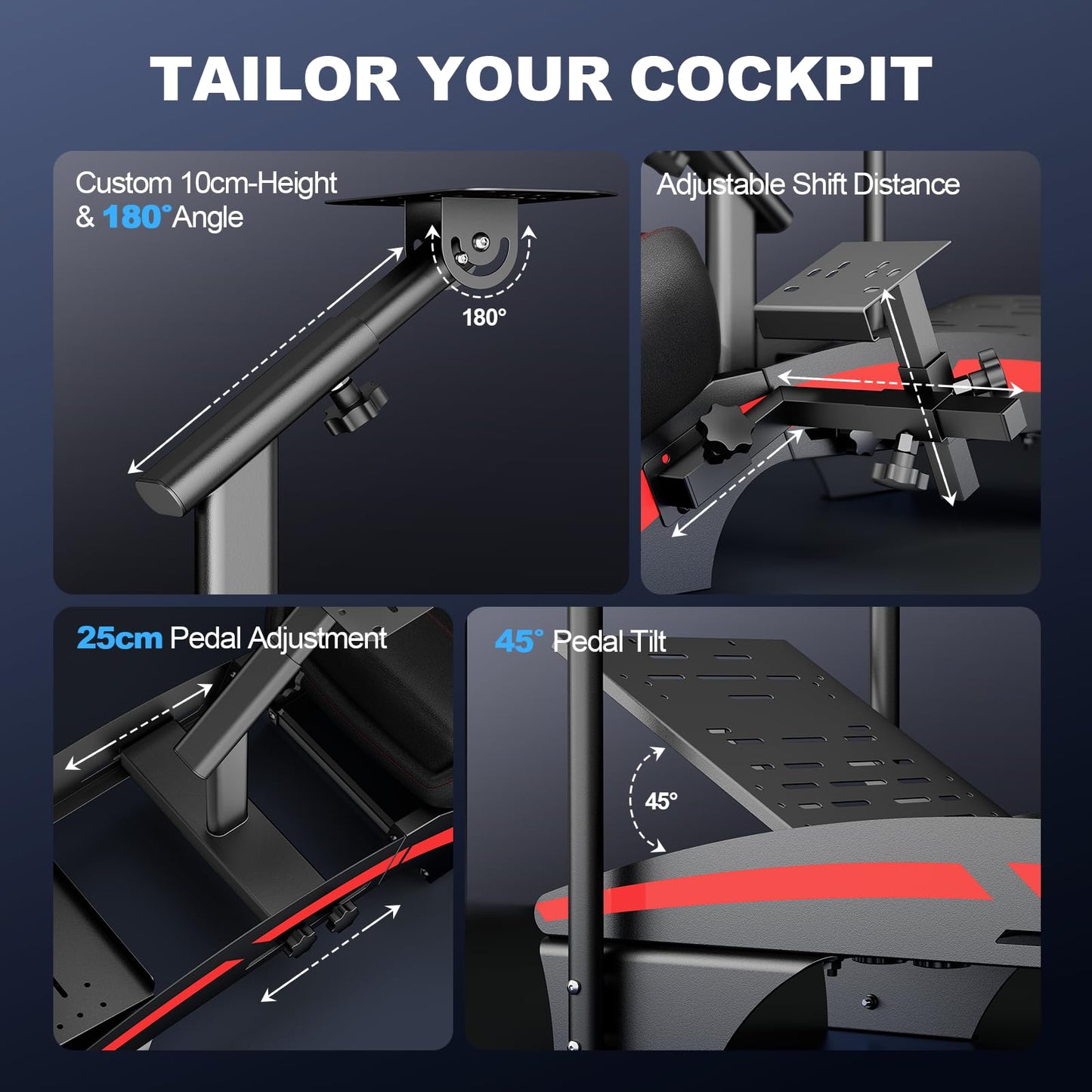 DIWANGUS Sim Racing Cockpit with Monitor Mount - F1 Style Steel Racing Simulator Cockpit with Seat Compatible with Logitech Thrustmaster Fanatec Moza Racing Games