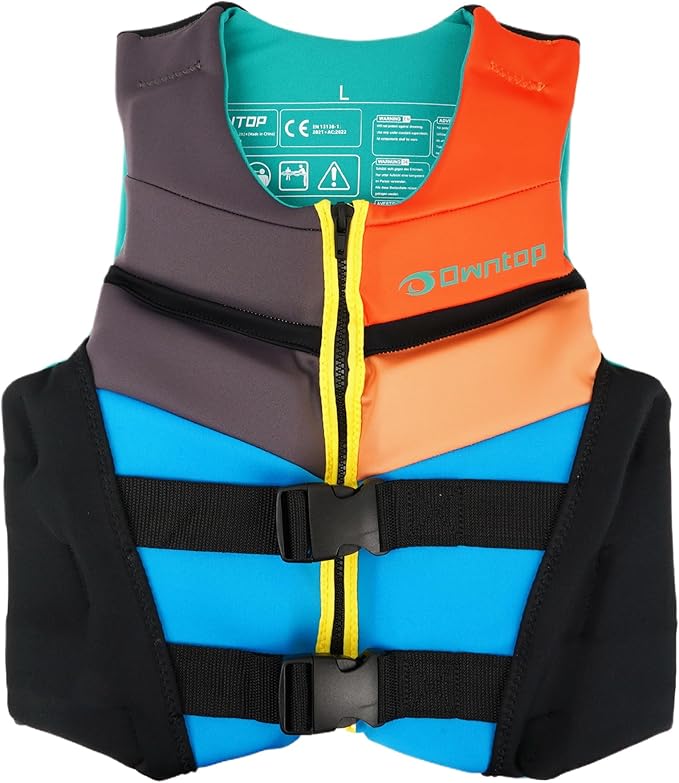 Owntop Swim Vest Youth Kids | Lightweight & Quick-Dry | Adjustable Buckles & Zipper | Kayak, Swimming Training, Boating - ...