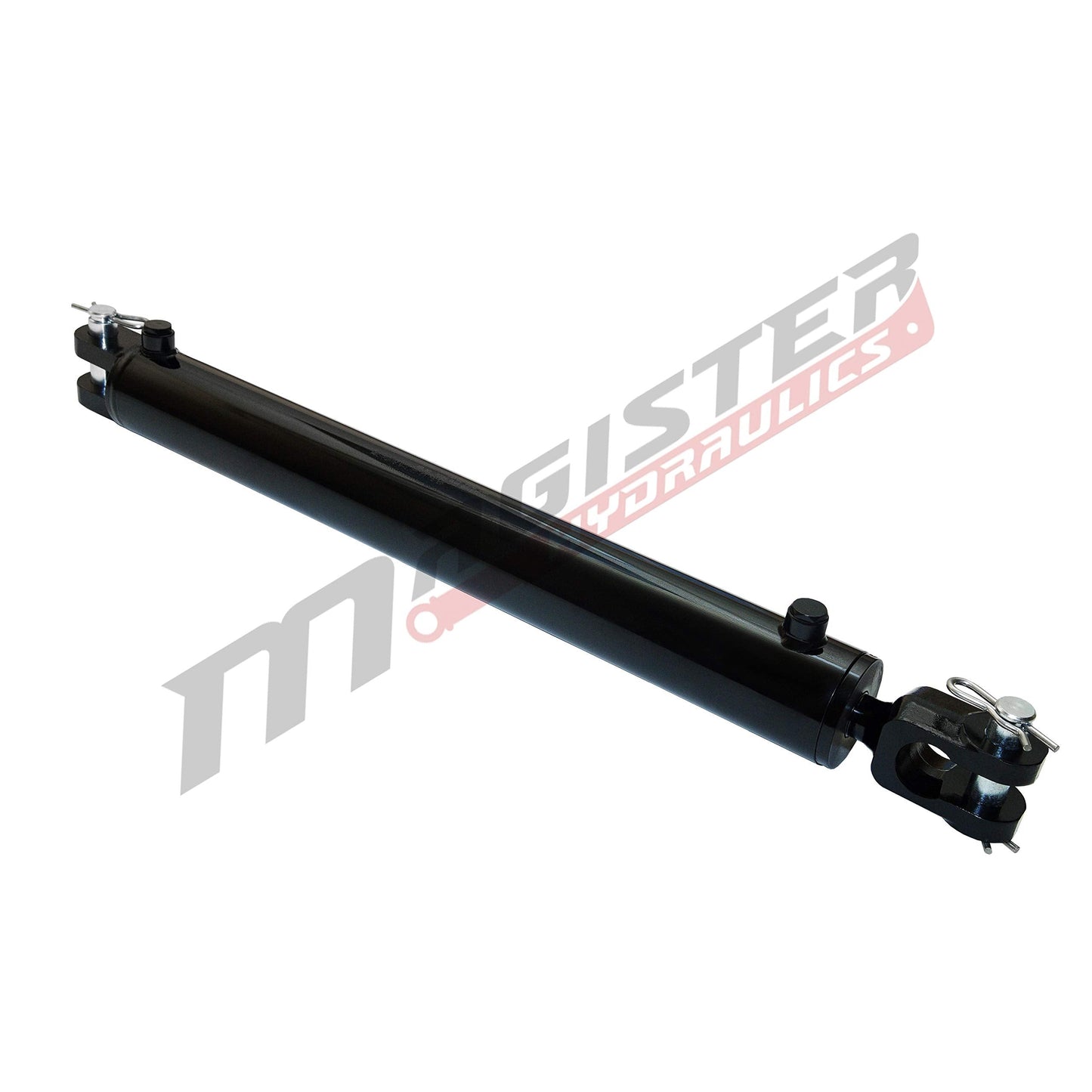 Magister Hydraulics Double Acting Hydraulic Cylinder - AG Clevis Hydraulic Cylinder 2500 PSI tie-Rod Alternative 3.5" bore 14" Stroke (3.5x14)