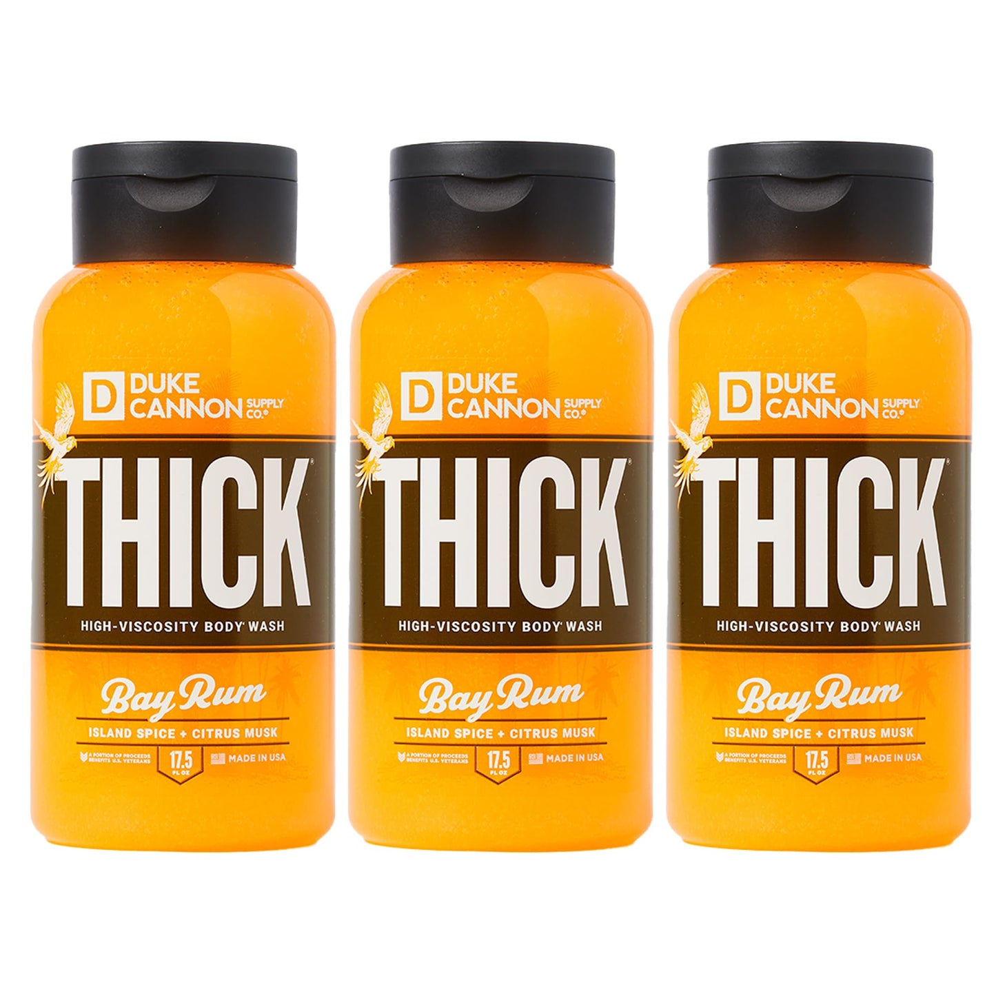 Duke Cannon Thick High Viscosity Body Wash - Buck Moon, 17.5 oz, Vetiver & Oakmoss Scent, Mineral Enriched, Paraben & Sulfate Fr