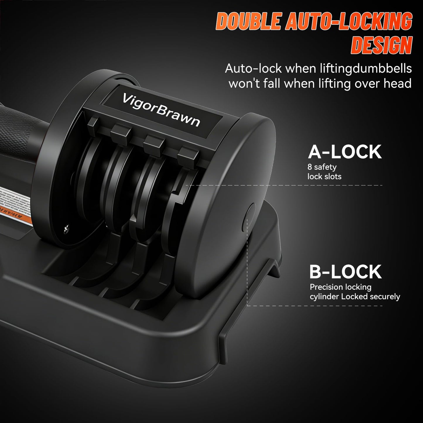 Adjustable Dumbbell Set 55LB - 5-in-1 Multifunctional Weights with Anti-Slip Metal Handle, Quick Adjusting Mechanism, Ideal for Full Body Strength Training, Includes Convenient Storage Tray (2)
