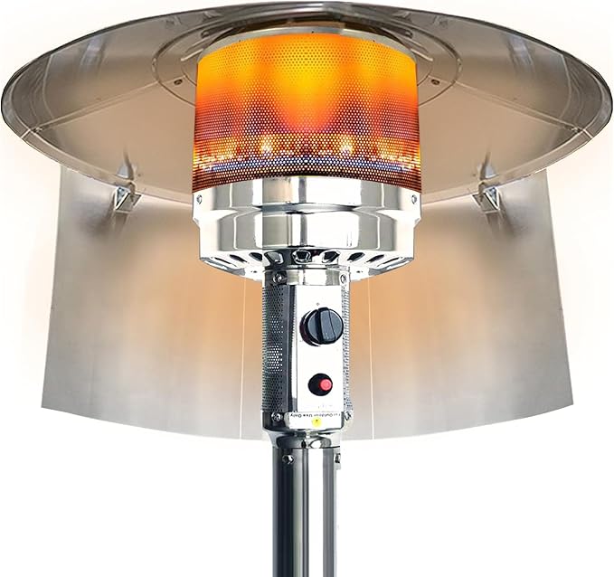 Outdoor Heaters for Patio Heater Reflector Shield Heat Shield,Portable Foldable Heat Deflector Heater Shield for Outdoor H...