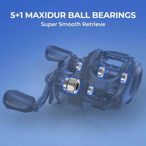 KastKing Centron Casting Combo, 6ft 6in, Medium Right - Reel Back