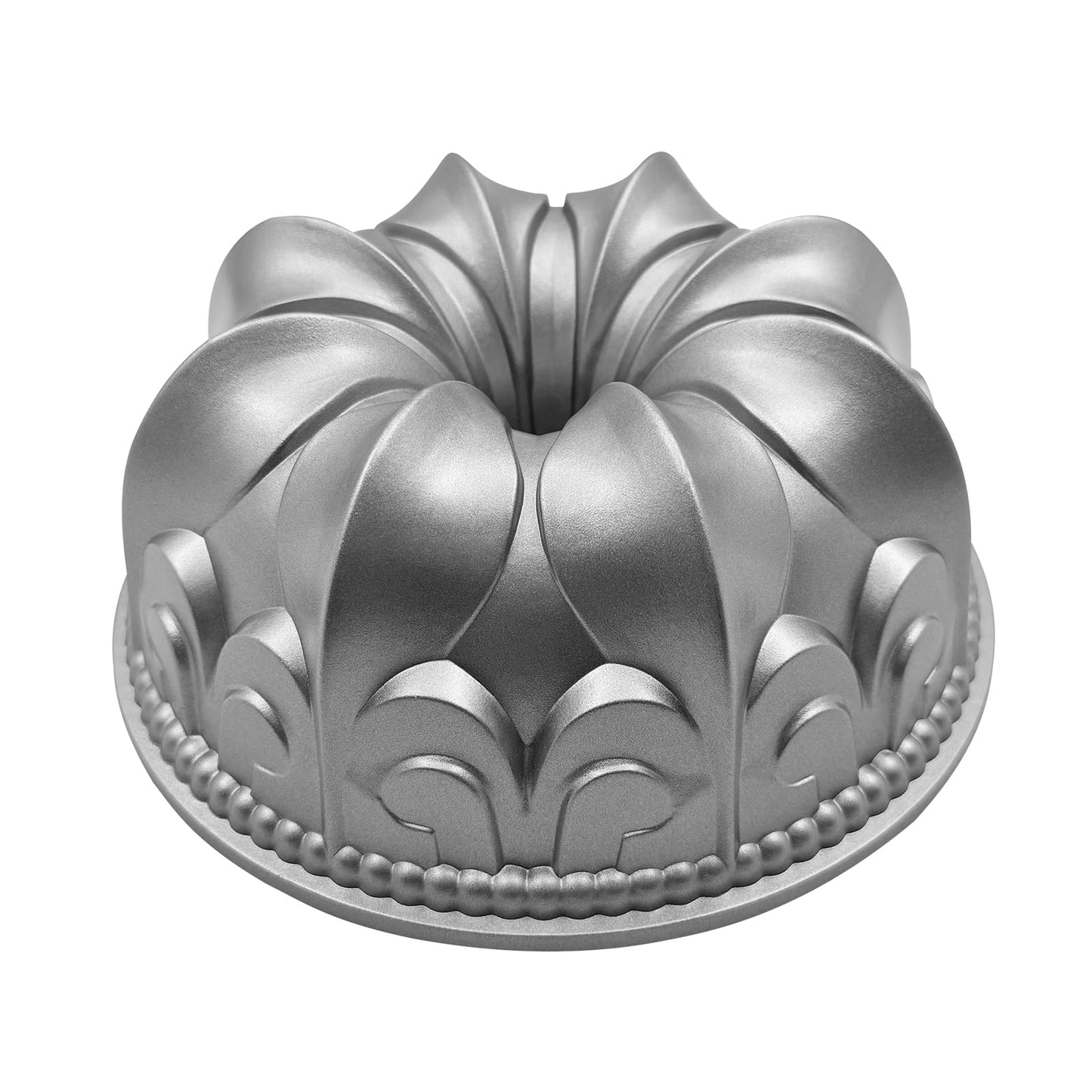 QYQRQF Aluminum Cake Pan, Non-Stick Cake Mold Charlotte Easy to Clean Cake Baking Mold for Birthday Christmas Wedding Events (Style 1)