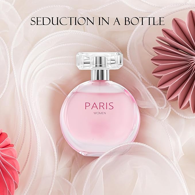 4-Piece Women's Perfume Set with 10ml Rollerball, EDP Collection, Variety of Fragrances,Long Lasting Fragrance (VALUABLE Women,Paris Women,Rio Jasmine,Nice Girl Red)