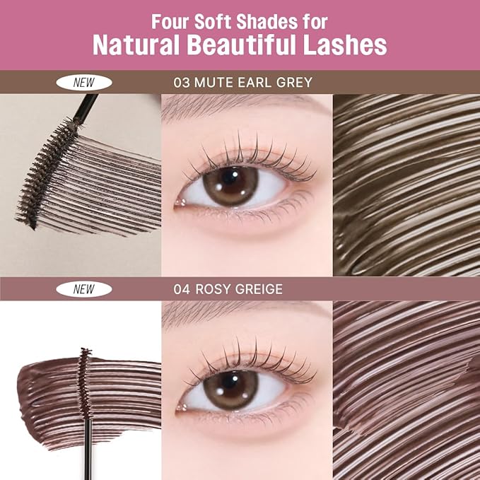 CLIO Kill Lash Superproof Mascara Fine, Waterproof Fixing Mascara, Natural Defining Look, Long-Lasting & Lengthening, Clump & Smudge-Free, for Sensitive Eyes, Korean Makeup Beauty (01 Vanilla Black)
