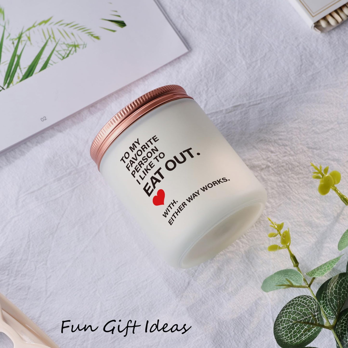 Funny Gifts for Her, Him, Girlfriend, Boyfriend - Humorous Couples Gift for Anniversary, Birthday, Valentines Day, Christmas - Unique Candle for Wife & Husband