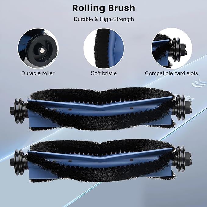 C10 Replacement Part Compatible with Eufy C10 Robot Vacuum，26 Pack Accessories Kit Included 2 Mainbrush 4 Filter 6 Dust Bag 6 Sidebrush 1Cleaning Brush 1Screwdriver,6Scented Stick