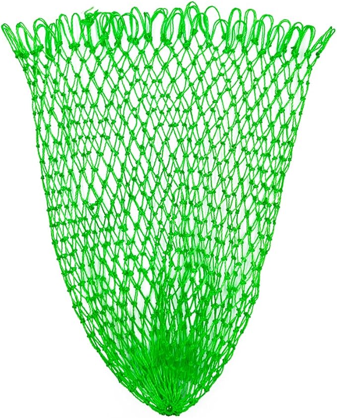 Fishing Net Replacement Foldable Trout Net Replacement Nylon Fishing Landing Mesh for Freshwater Saltwater Robust 24 Strands