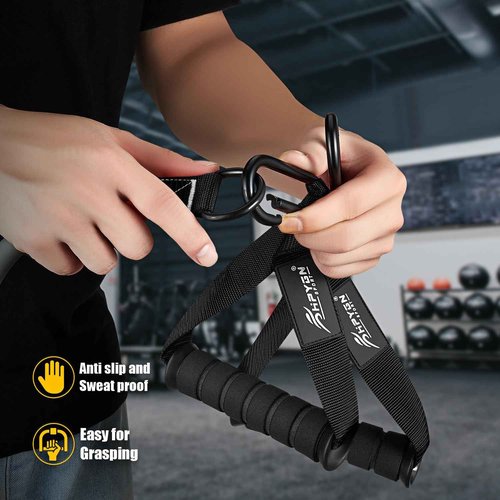 HPYGN Resistance Bands for Working Out, 360lbs Heavy Duty Resistance Bands with Handles, Fitness Band, Workout Bands Men, Weight Bands Set for Muscle Training, Strength, Slim, Yoga, Home Gym Equipment