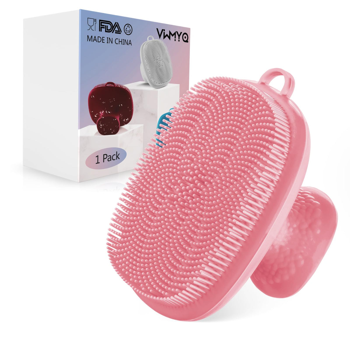 VWMYQ Silicone face Scrubber for Women Facial Cleansing Brush Silicone Face Wash Brush Manual Waterproof Cleansing Skin Care Fac
