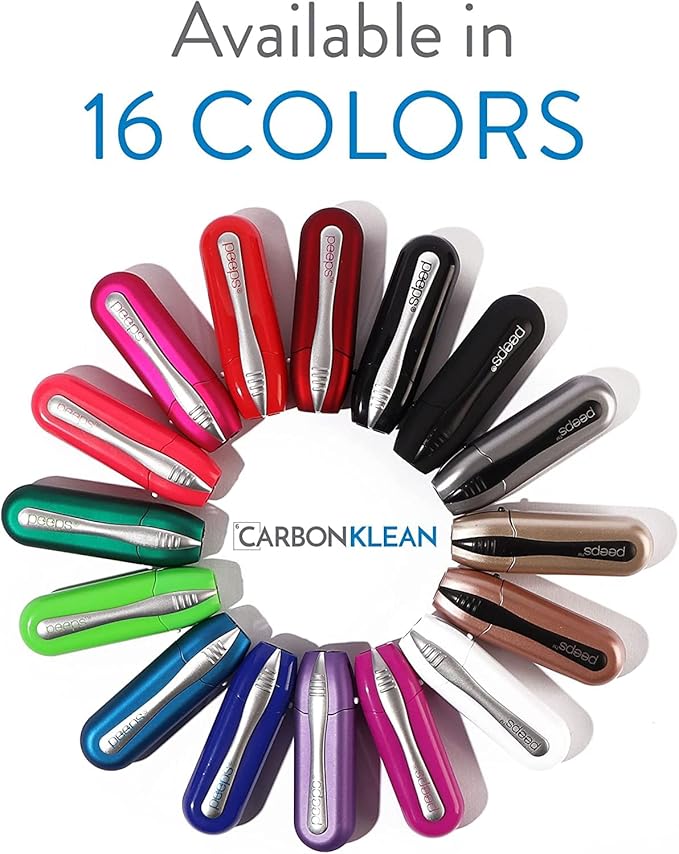 CarbonKlean Peeps Glasses Cleaner - for Eyeglasses, Reading Glasses, and More - Lens Cleaner with Carbon Microfiber Tech - Injected Pink- 3 Count