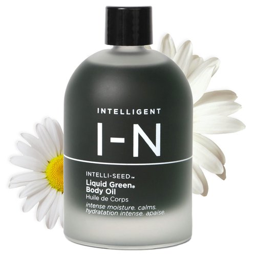 Liquid Green Body Oil, Intensive Hydration and Radiance, Antioxidant and Soothing for All Skin Types, Vegan, 3.4 Oz