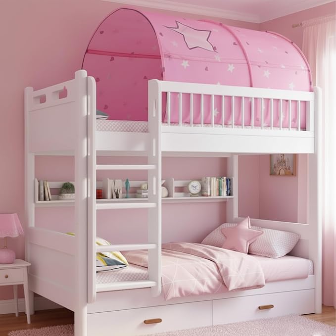Alvantor® Starlight Bed Canopy Dream Kids Play Tents Playhouse Privacy Space Twin Sleeping Indoor Stars Boys Girls Toddler...