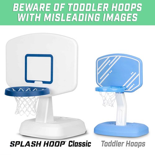 GoSports Splash Hoop Classic Swimming Pool Basketball Game - White